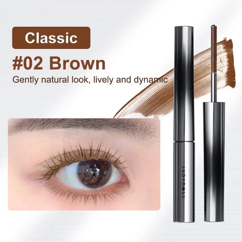 Judydoll 3D 0°Classic Design Curling Eyelash Iron Mascara  #02 Brown