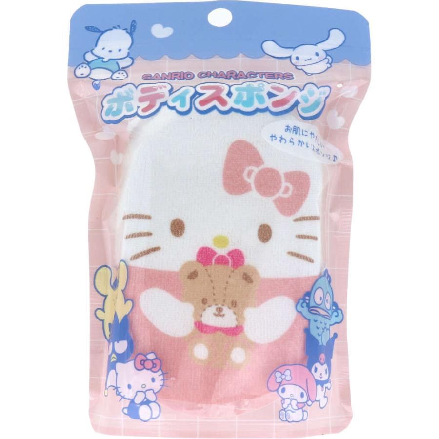 Santan Sanrio Characters Body Sponge Hello Kitty