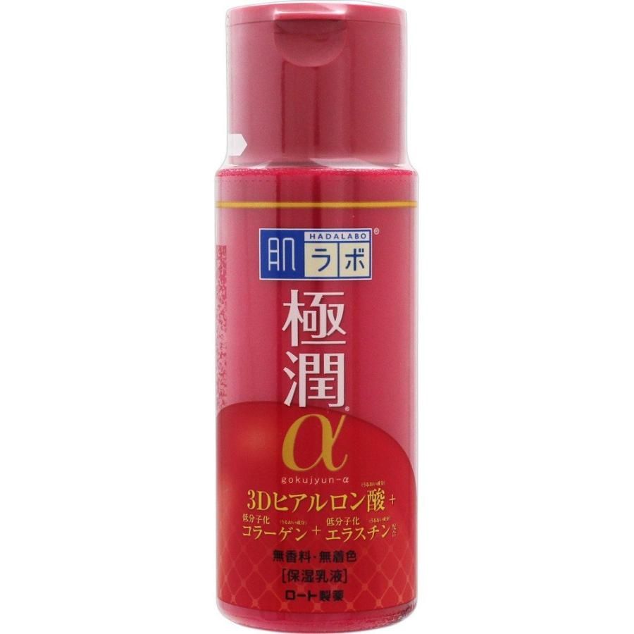 Rohto Hadalabo Gokujun Alpha Anti-Aging Milk 140ml