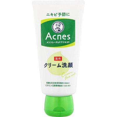 Rohto Mentholatum Acnes Medicinal Cream Face Wash 130g