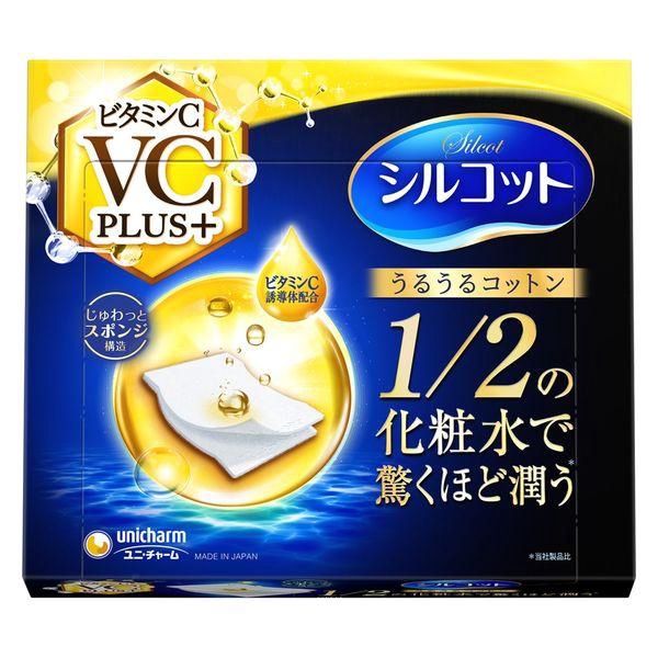 Unicharm Silcot Urukut Cotton Vitamin C PLUS+ 40 sheets
