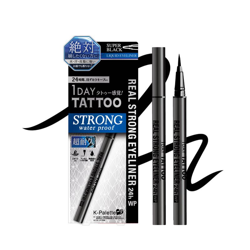 K-Palette Real Strong Eyeliner 24H WP Super Black