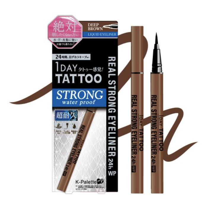 K-Palette Real Strong Eyeliner 24H WP Deep Brown