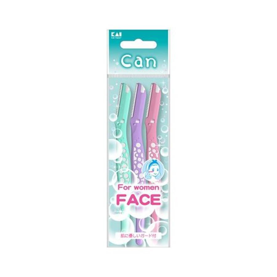 Kai Razor Can Bubble Face L Razor 3pcs