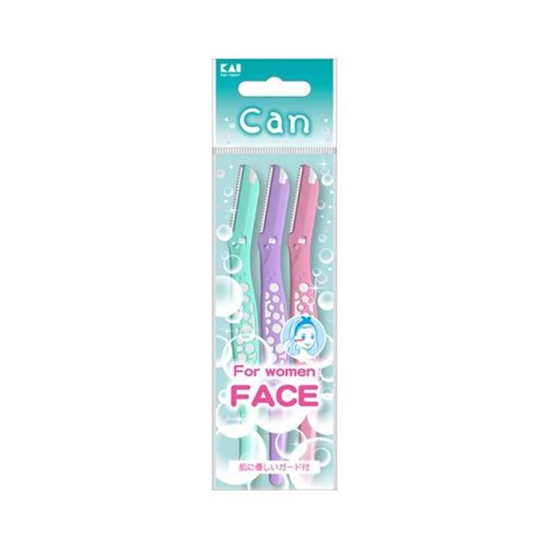 Kai Razor Can Bubble Face L Razor 3pcs