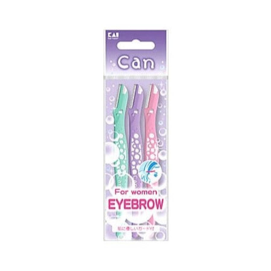 Kai Razor Can Bubble Eyebrow Razor 3pcs