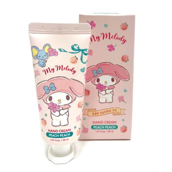 Sanrio My Melody Fruits Hand Cream Peach Flavor 30ml (Limited)