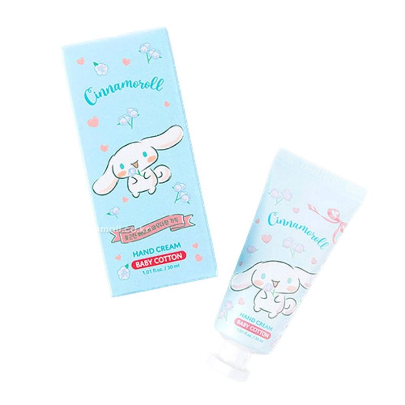 Sanrio Cinnamoroll Cotton Hand Cream Baby Cotton Fragrance 30ml (Limited)