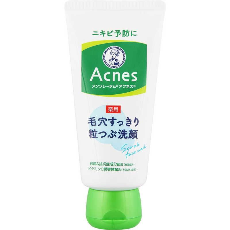 Rohto Mentholatum Acnes Oily Skin Scrub Face Wash 130ml