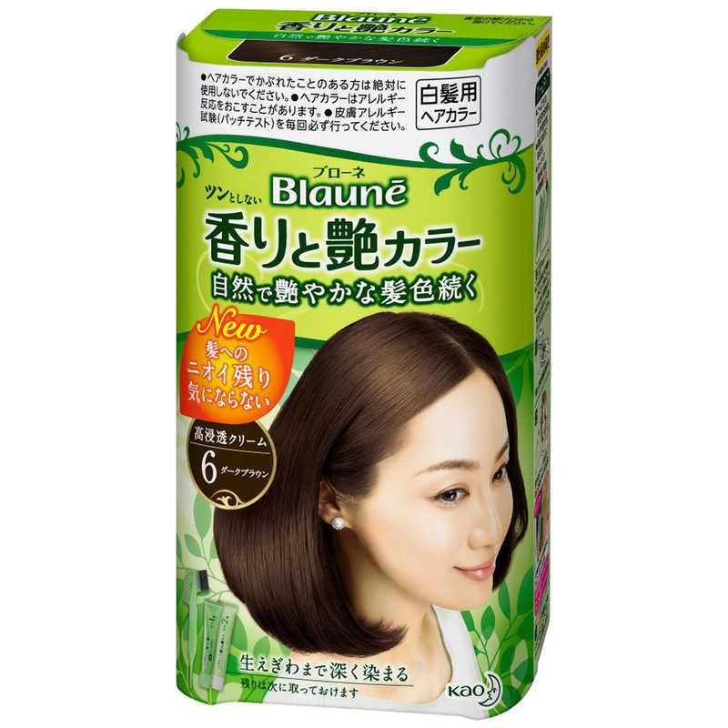 Kao Blaune Fragrance And Luster Color Cream 06 Dark Brown