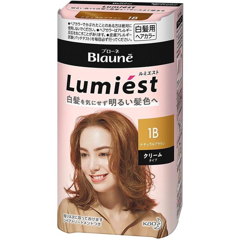 Kao Blaune Lumiest Hair Color 1B Natural Brown