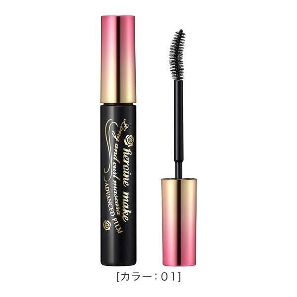 Heroine Make KissMe Long &amp; Curl Mascara Advanced Film  #01 Black