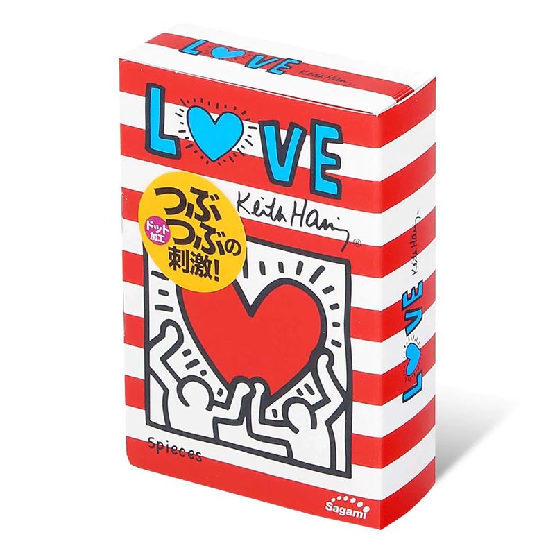 Sagami 0.01 Keith Haring Dots Condom 5pcs