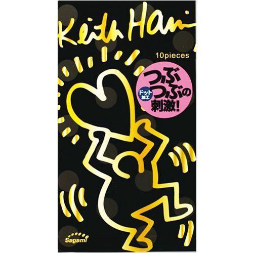 Sagami 0.01 Keith Haring Dots Condom 10pcs