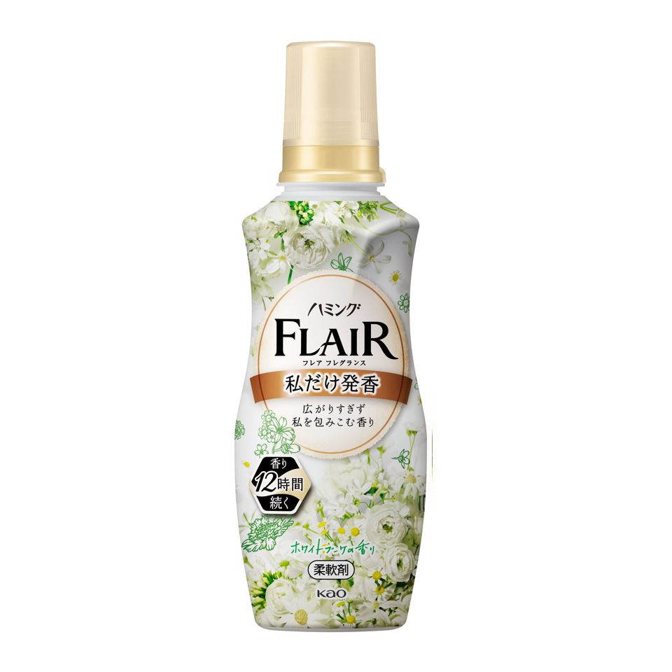 Kao Flair Fragrance Clothing Softener 520ml White Peach Jasmine
