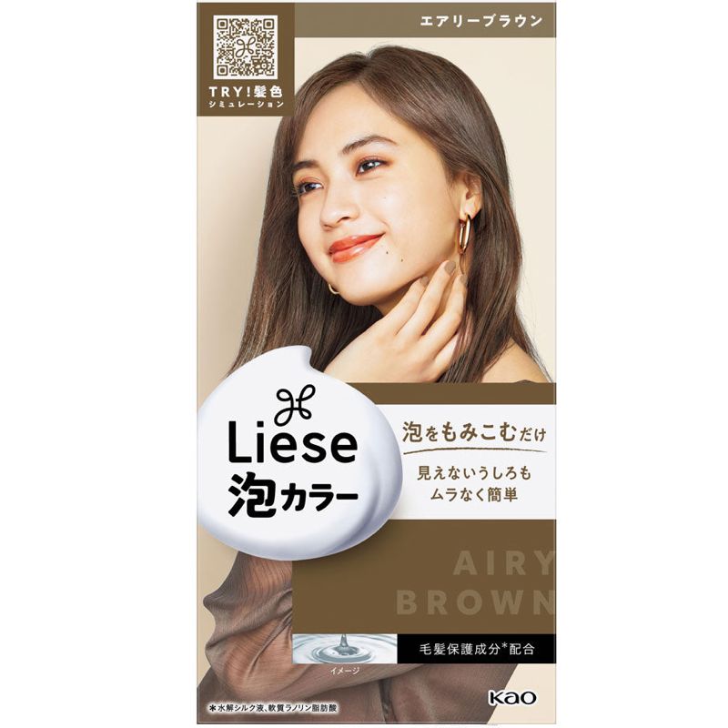 Kao Liese Prettia Bubble Hair Color - Airy Brown