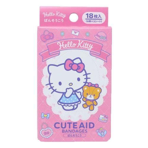 Santan Sanrio Hello Kitty Cute Aid Bandages 18pcs