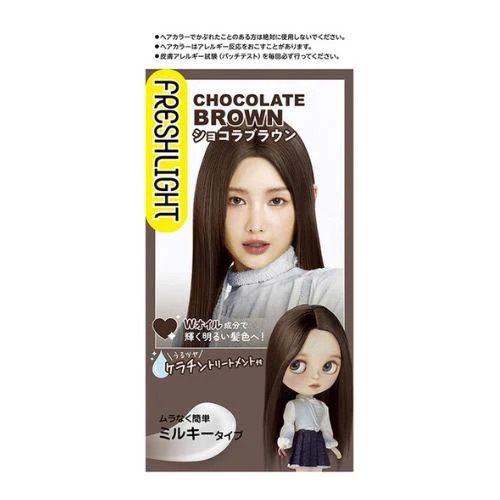 Henkel Lion Cosmetics Fresh Light Milky Hair Color Chocolate Brown