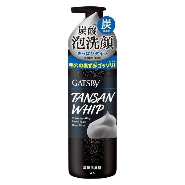 Mandom Gatsby Tansan Whip  Micro Sparkling Facial Foam (Deep Black)