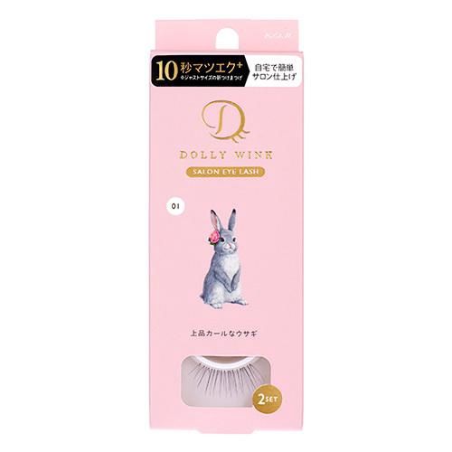 Koji Dolly Wink Salon Eye Lash No.1 Bunny-Like Classy Curl