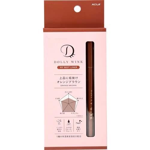 Koji Dolly Wink My Best Liner Liquid Eyeliner - Orange Brown