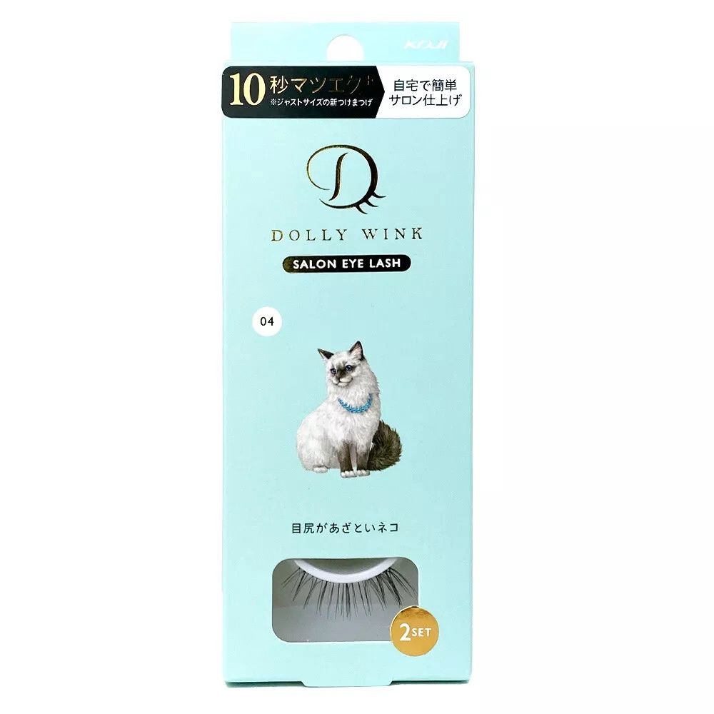 Koji Dolly Wink Salon Eye Lash No.4 Cunning Cat Eye
