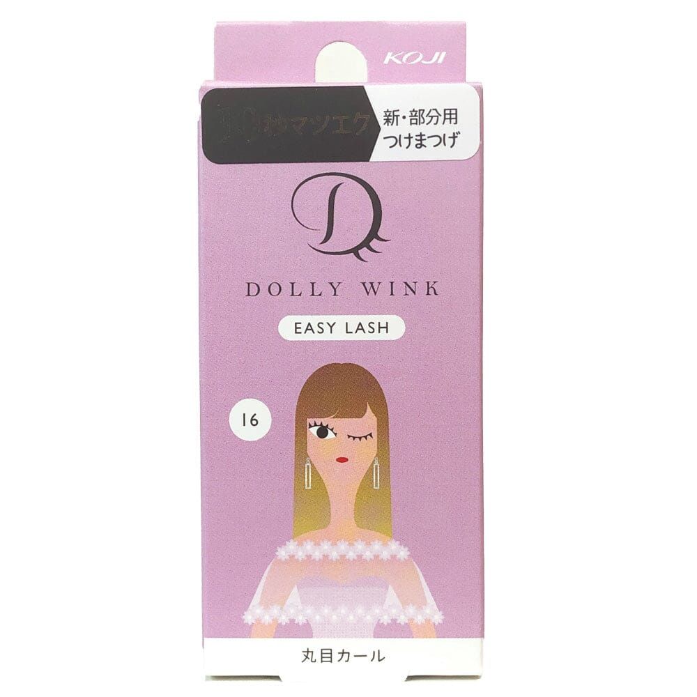 Koji Dolly Wink Easy Lash 1 Pair No.16 Round Eyes Curl