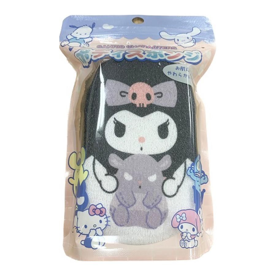 Sanrio Characters Body Sponge Kuromi
