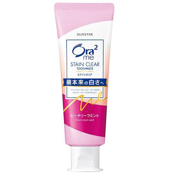 Sunstar Ora2 Me Stain Clear Toothpaste 125ml #Peach Leaf Mint