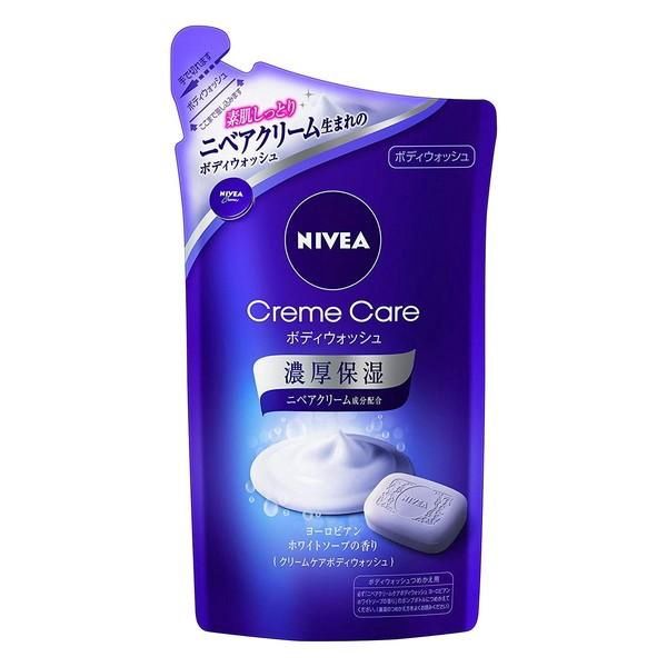 Kao Nivea Cream Care Body Wash Fresh Soap Scent Refill 360ml