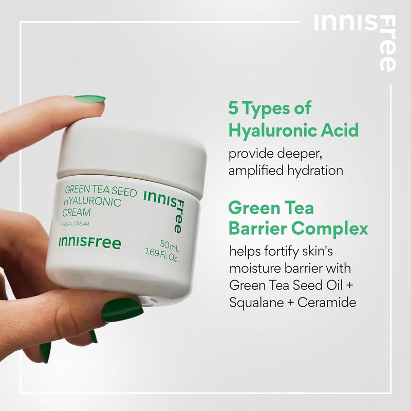 Innisfree Green Tea Hyaluronic Cream 50ml