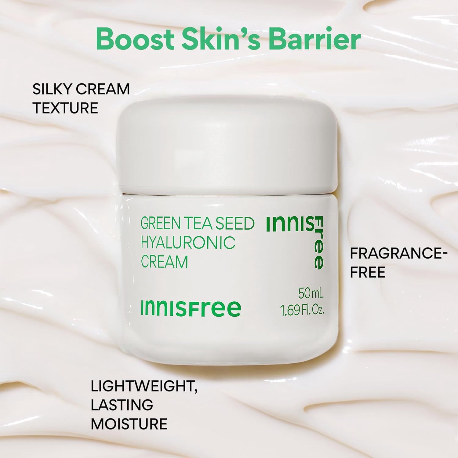 Innisfree Green Tea Hyaluronic Cream 50ml