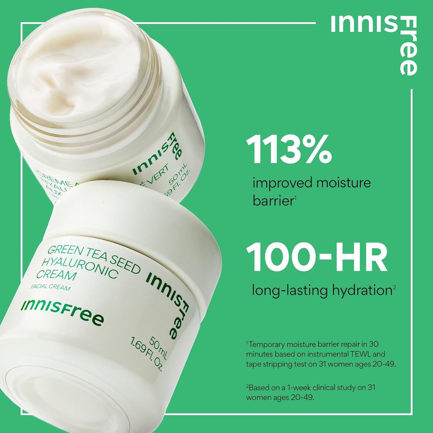 Innisfree Green Tea Hyaluronic Cream 50ml