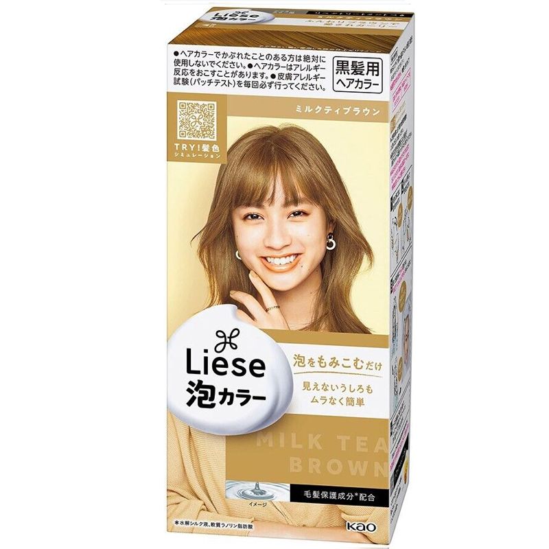 Kao Liese Prettia Bubble Hair Color - Milk Tea Brown