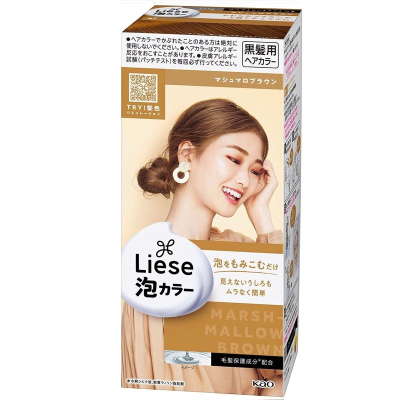 Kao Liese Prettia Bubble Hair Color - Marshmallow Brown