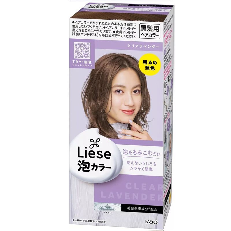 Kao Liese Prettia Bubble Hair Color- Clear Lavender