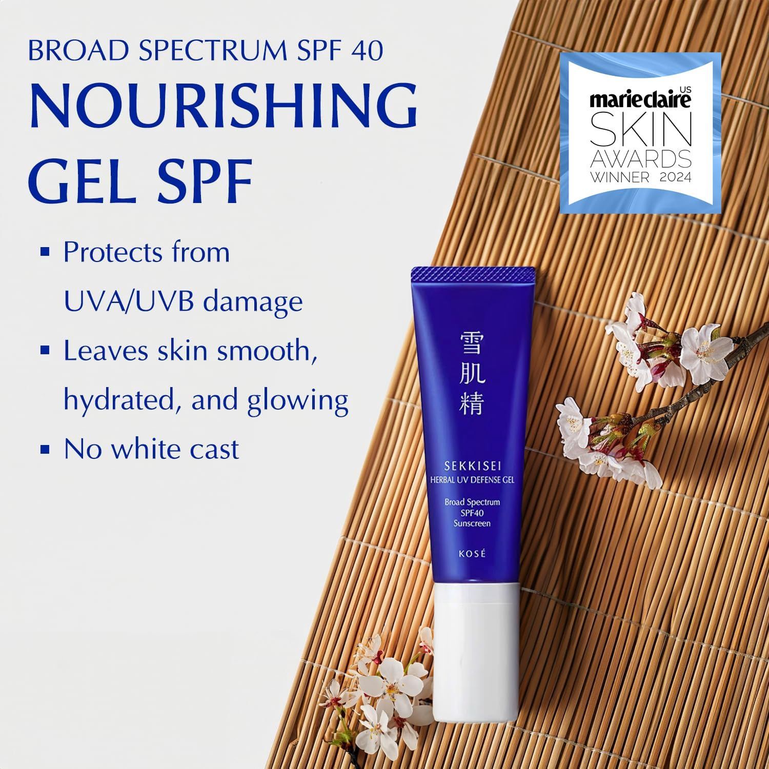 Kose Sekkisei Herbal UV Defense Gel SPF40