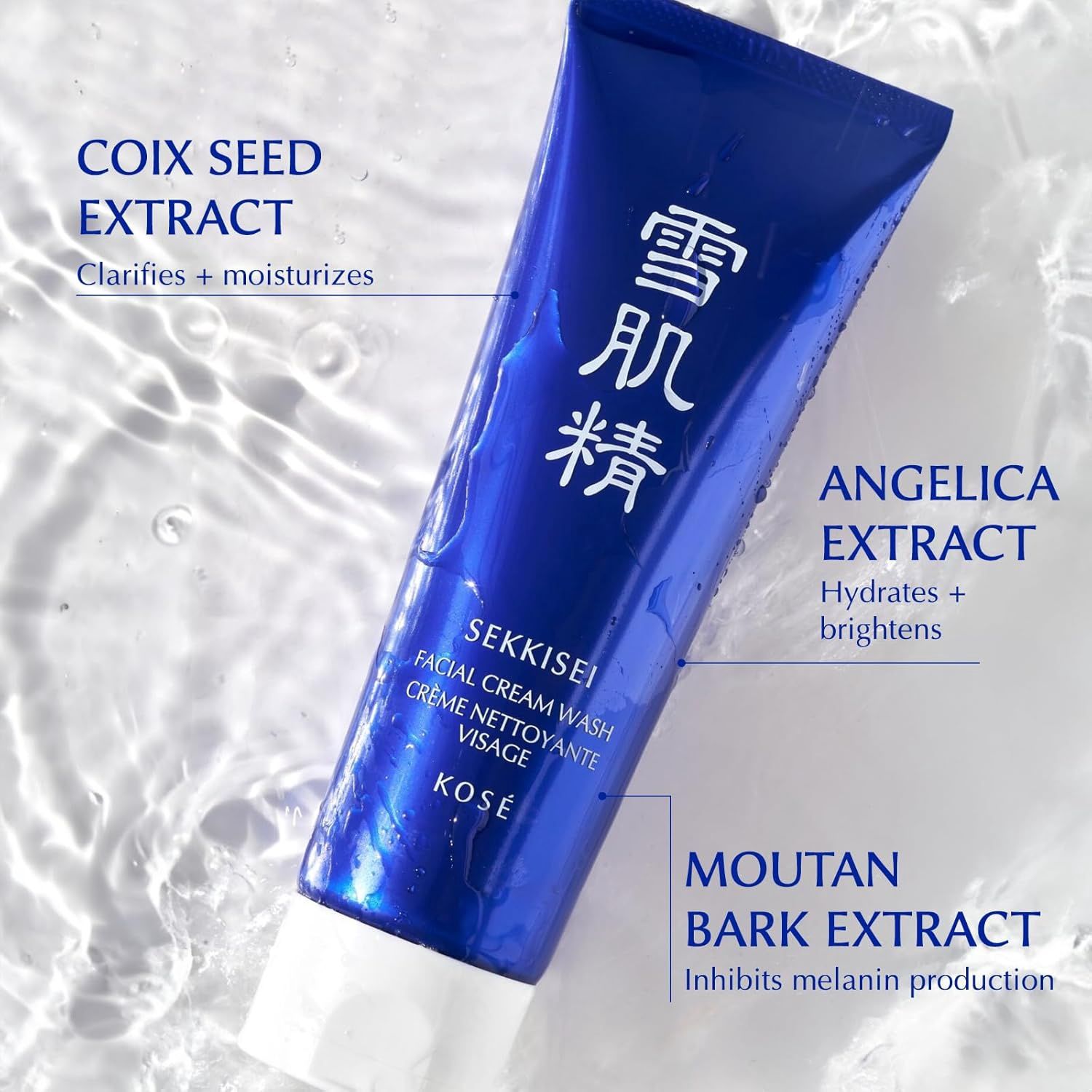 Kose Sekkisei Facial Wash Cream 130ml