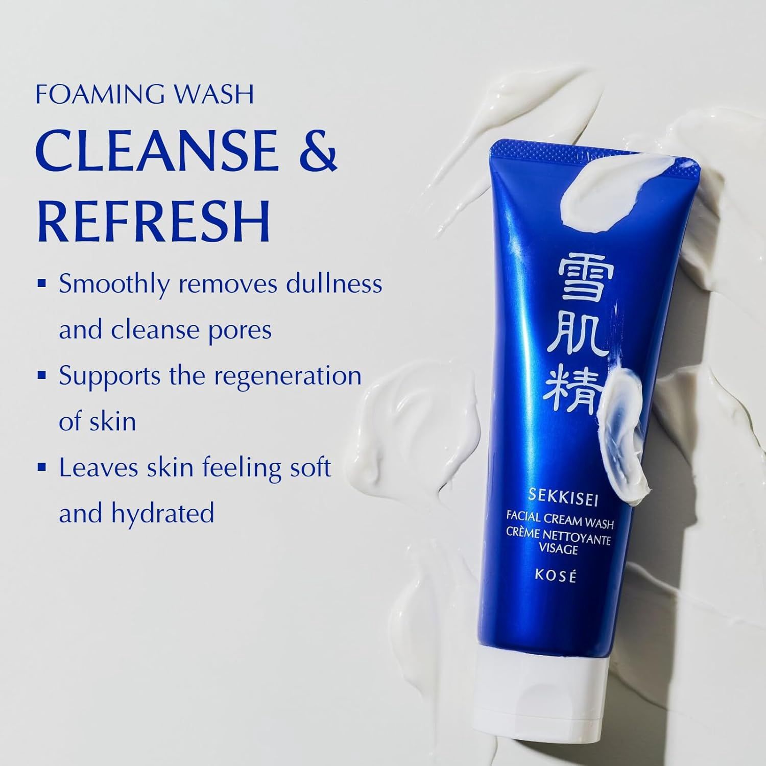 Kose Sekkisei Facial Wash Cream 130ml