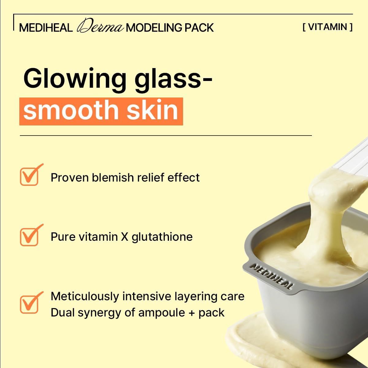 Mediheal Derma Vitamin Brightening Modeling Pack