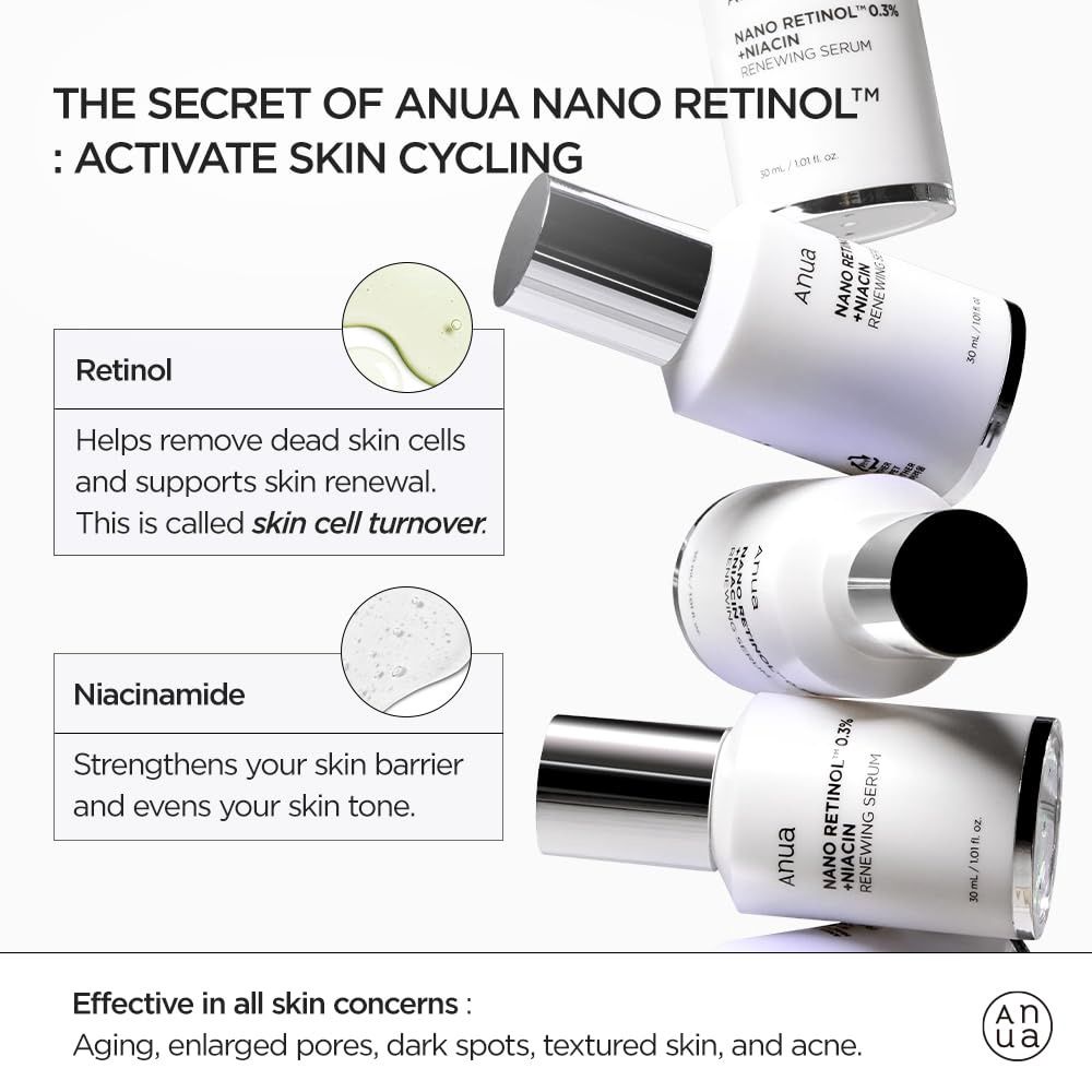 Anua Retinol 0.3% + Niacin Renewing Serum 30ml