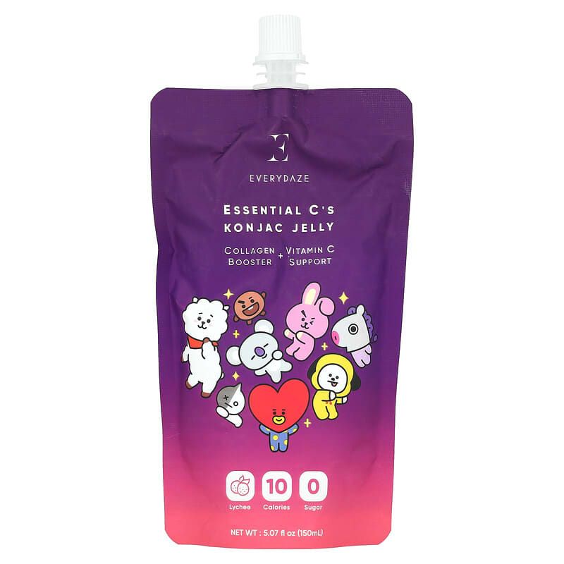 Konjac BT21 Jelly Collagen + Vitamin C (Lychee)