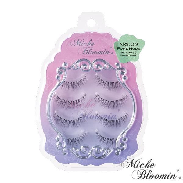 Miche Bloomin&#39; False Eyelashes 3D Style No.02 Pure Nude