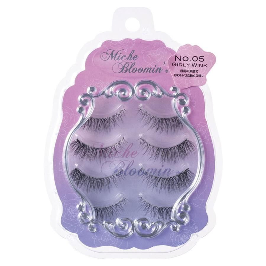 Miche Bloomin&#39; False Eyelashes 3D Style No.05 Girly Wink