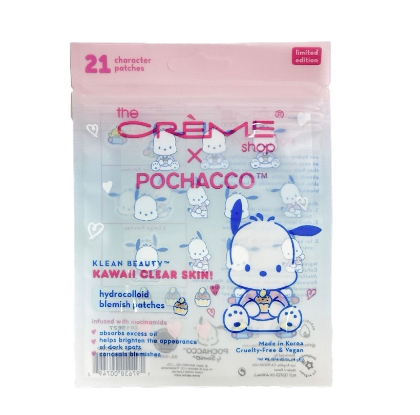 TCS Sanrio Pochacco Hydrocolloid Blemish Patches