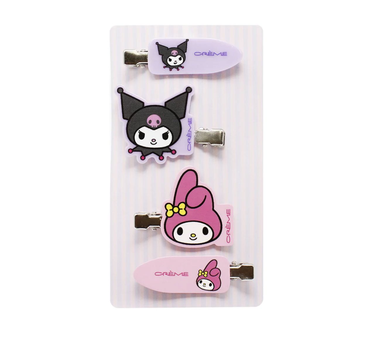 TCS Sanrio My Melody×Kuromi Crease-Free Hair Clips