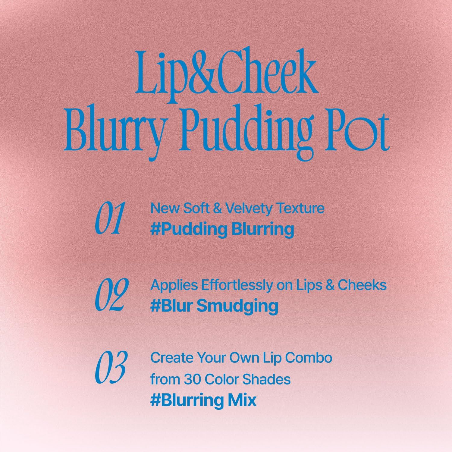 Fwee Lip &amp; Cheek Blurry Pudding Pot RS03 Faded 5g (Keyring)