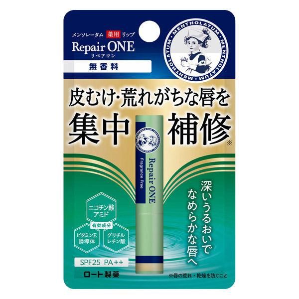 Rohto Mentholatum Lip Repair One (Fragrance Free) 2.3g
