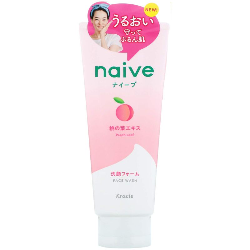 Kracie Naive Facial Cleansing Foam Peach