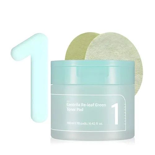Numbuzin No.1 Centella Re-leaf Green Toner Pad 70pcs